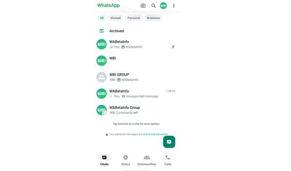 Los cambios de WhatsApp ayudarían a los usuarios a tener una mejor organización de la aplicación.