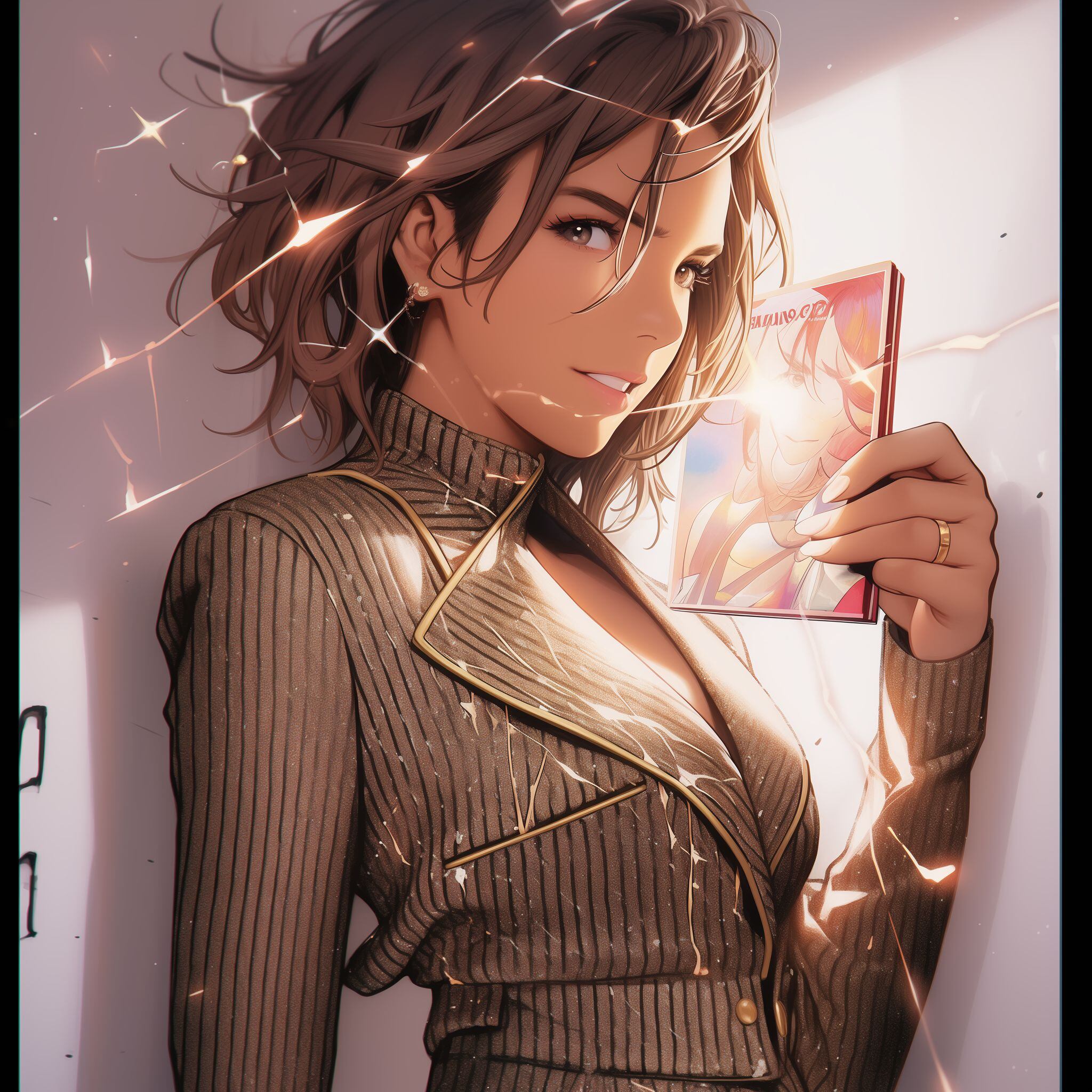 Ángela Aguilar.  Anime.  Inteligencia artificial.