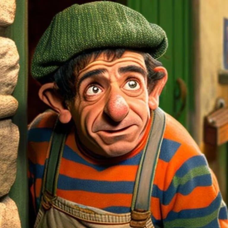 "El Chavo del 8": Serie de cómics mexicana, creada por Chespirito.  Aunque El Chavo parece un niño, es interpretado por un adulto, Roberto Gómez Bolaños.