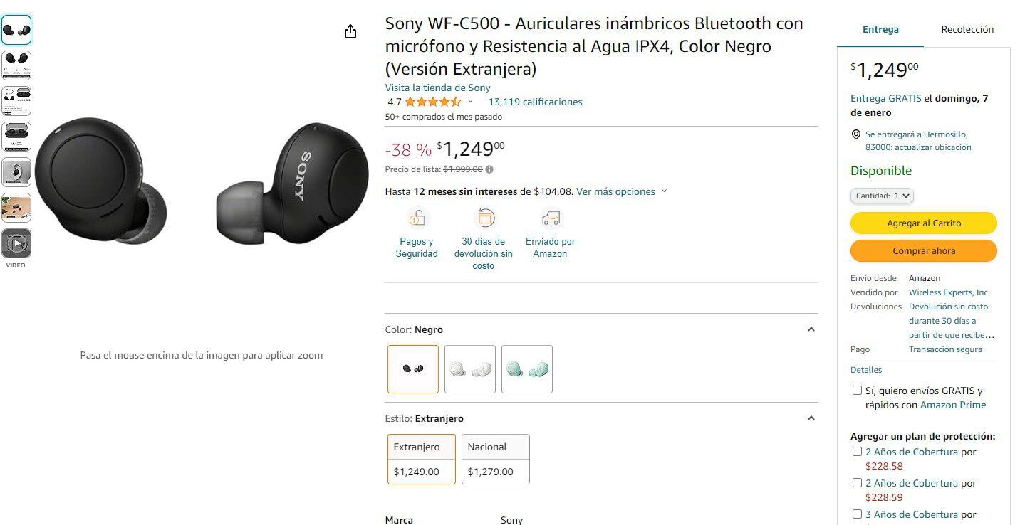 Una promoción que debes consultar antes de que caduque o se acaben las unidades disponibles. Fuente: Amazonas.