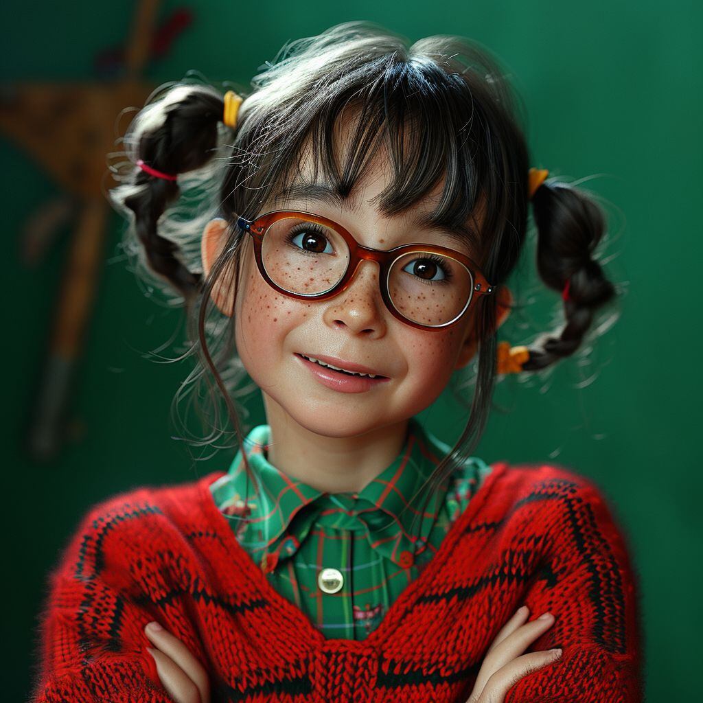 María Antonieta de las Nieves, la actriz detrás de La Chilindrina, creó el personaje y diseñó su vestuario, incluido el característico sombrero cuadrado, inspirado en la moda de los años 1970.