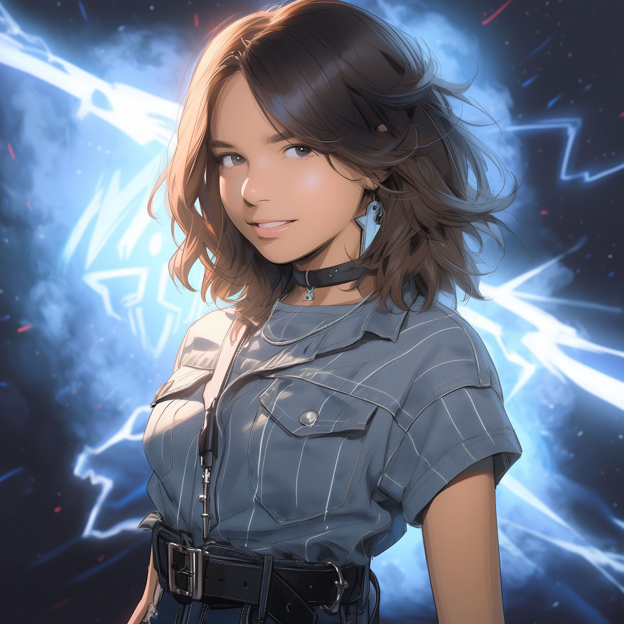 Ángela Aguilar.  Anime.  Inteligencia artificial.