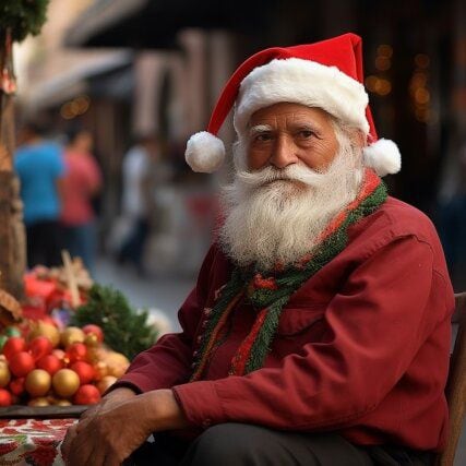 La Inteligencia Artificial de Midjourney revela cómo sería Papá Noel si fuera mexicano |  Hoy Cripto editorial