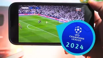 Champions League. Streaming. App. Teléfono.