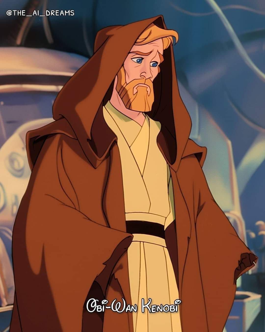 Obi Wan en versión Disney según una IA