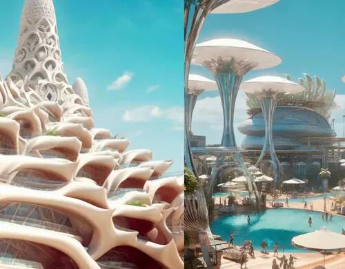 Futuro de la Tierra: Así se vería Cancún en el año 2295 según una inteligencia artificial