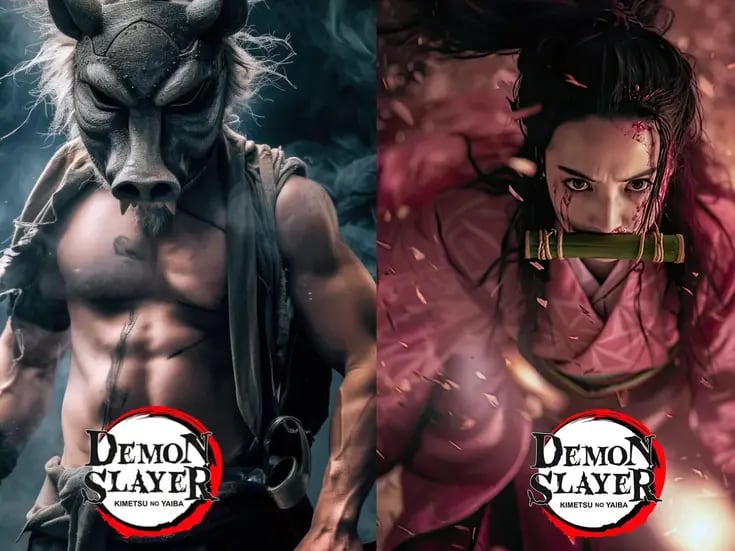 Así se sería ”Demon Slayer” como serie live action de Netflix, según IA