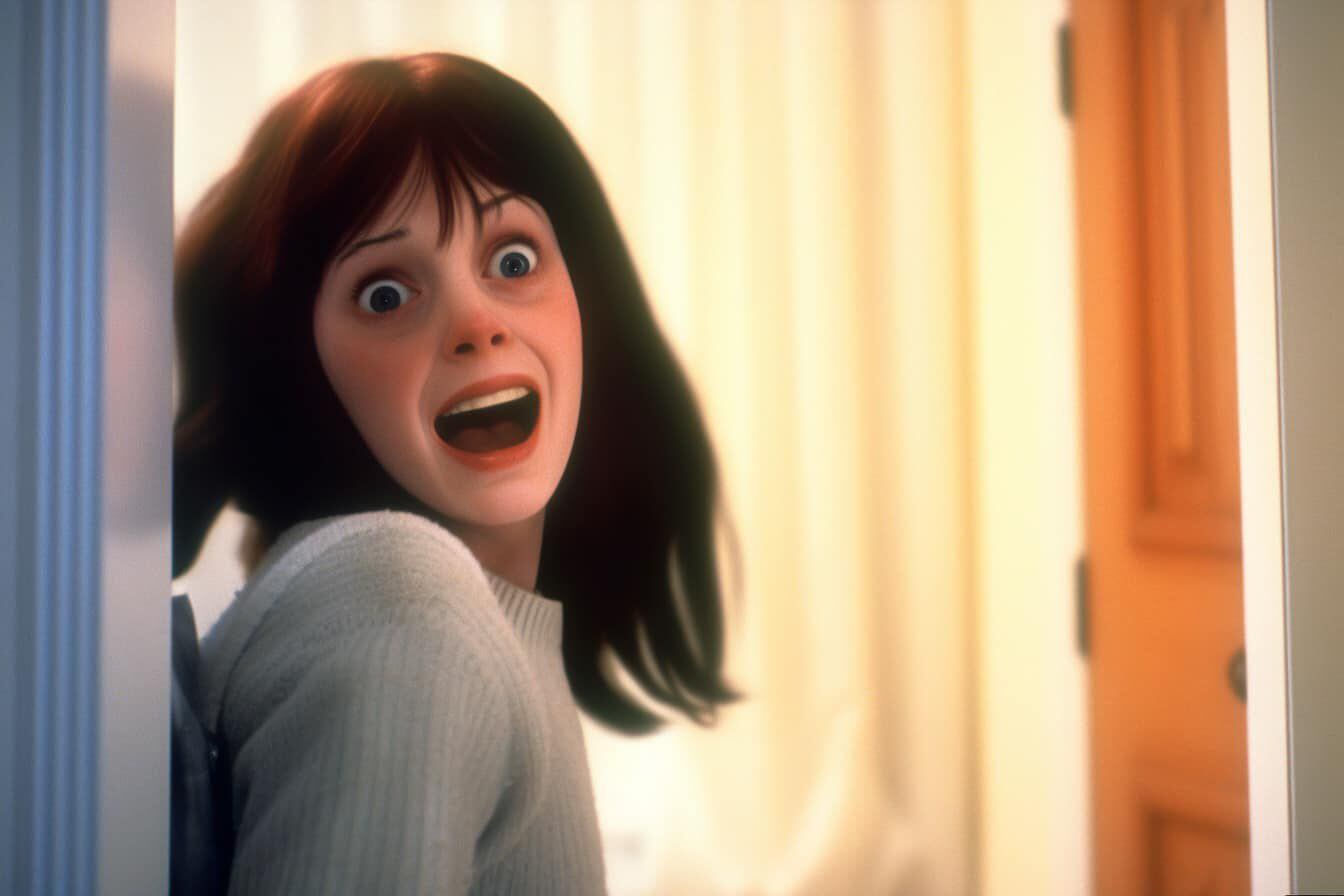 El susto de Wendy en The Shining según Pixar.