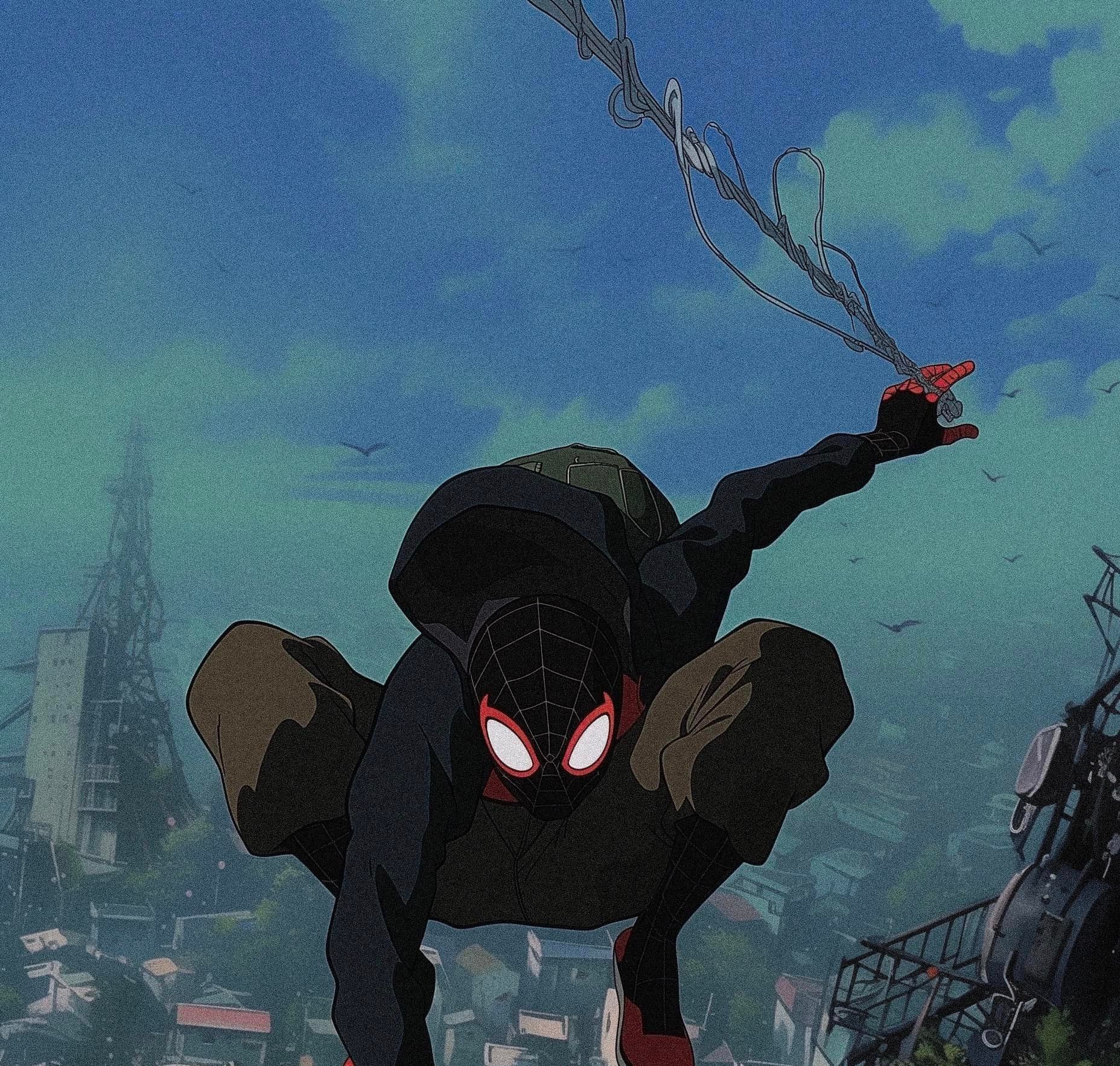 Spider-man. Ghibli. IA
