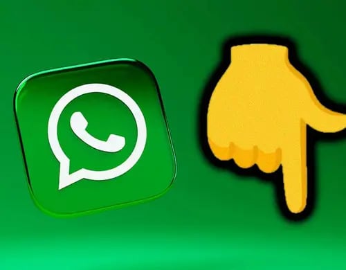 WhatsApp: ¿Qué significa el emoji de la mano apuntando hacia abajo?