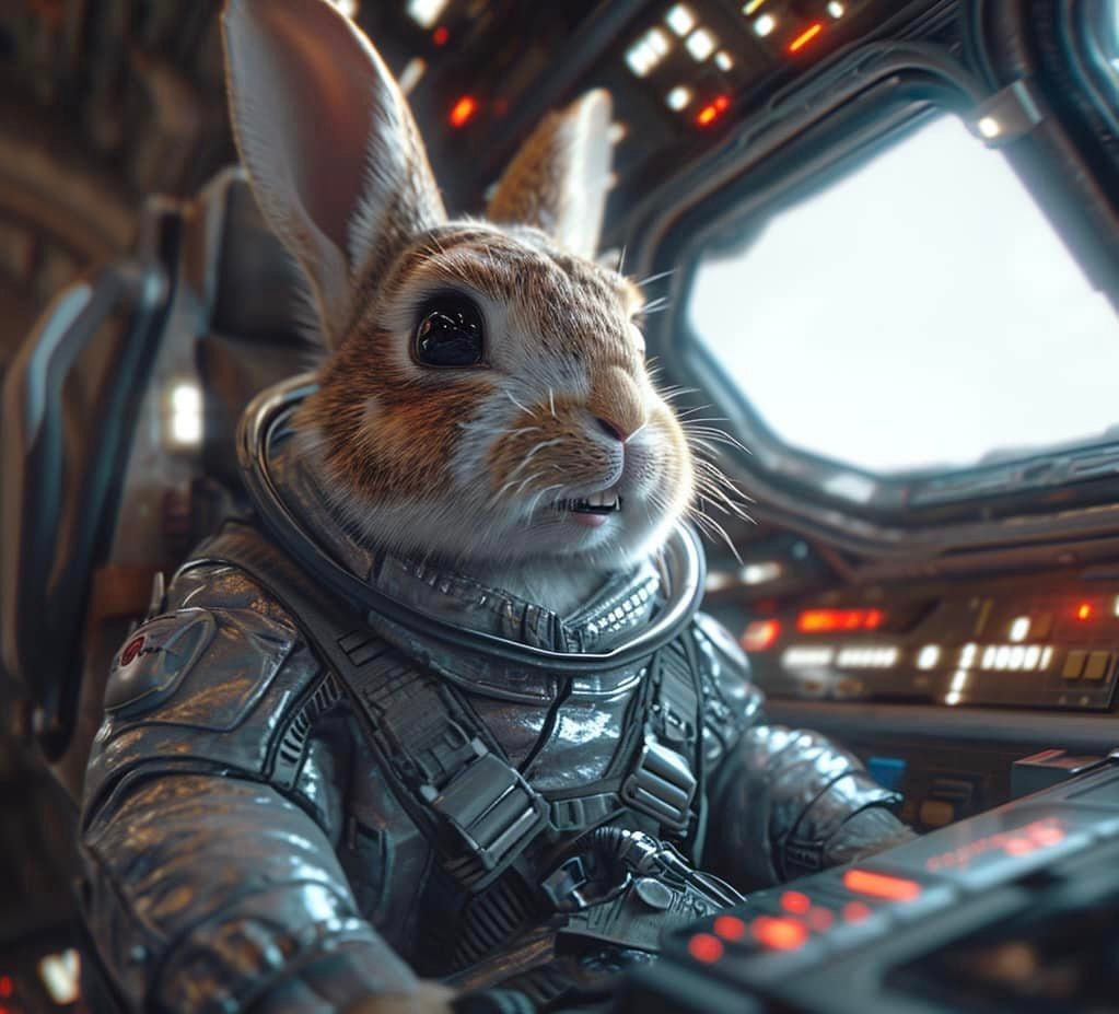 Peppy Hare en la vida real según la inteligencia artificial