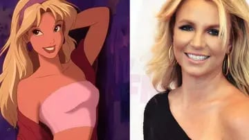 Así se vería Britney Spears en estilo Disney según una IA