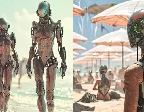 Futuro de la Tierra: Así se verían las playas en el año 2998 según una inteligencia artificial