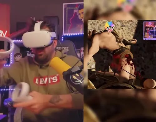 "No entiendo nada; esto es el futuro": Auron Play juega por primera vez con la realidad virtual