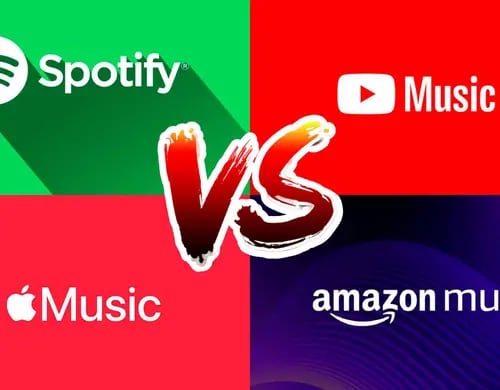 Spotify vs YouTubeMusic vs Apple Music vs Amazon Music, ¿cuál conviene más en 2024?
