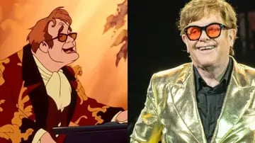 así se vería Elton John en estilo Disney según una IA