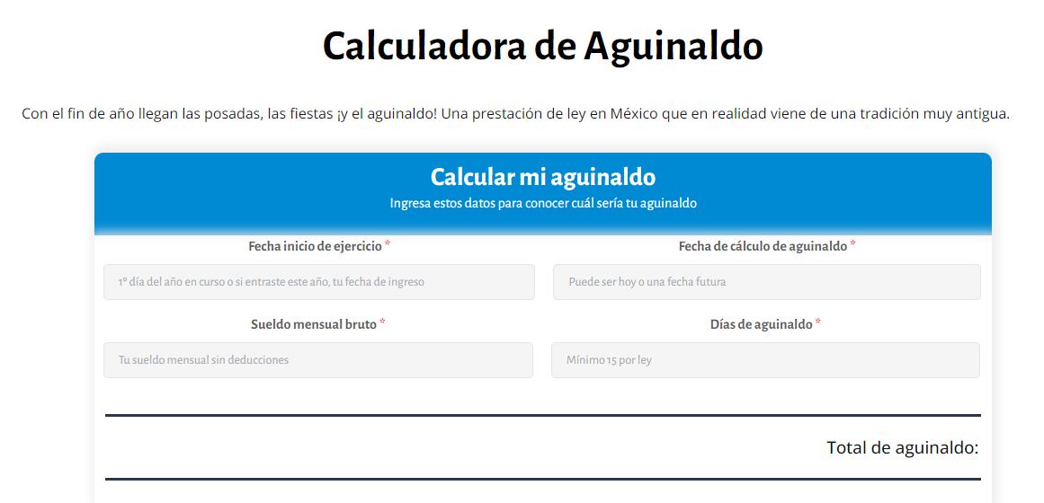 Cómo calcular tu aguinaldo en línea con estas páginas web Hoy Cripto