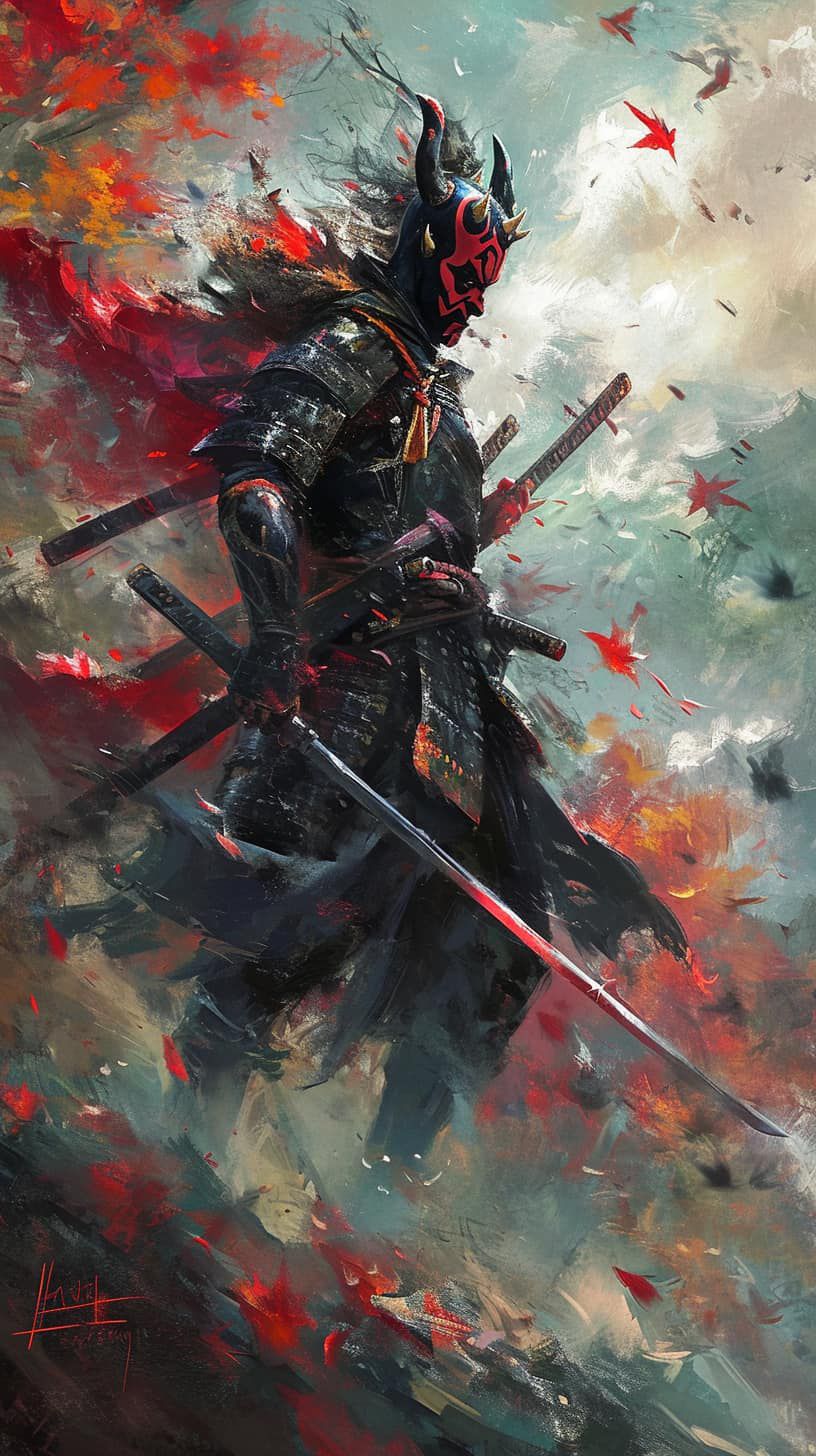 Darth Maul, como el último samurai