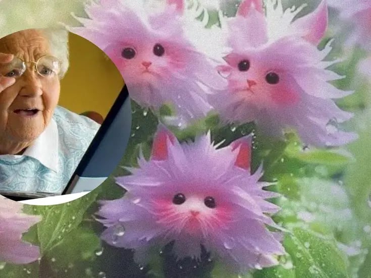 ¡Estafa gatuna! Usuarios compran “flores gato” en internet que en realidad son imágenes falsas de IA