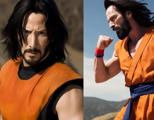 Keanu Reeves: Inteligencia artificial recrea al actor en un live action de Dragon Ball”