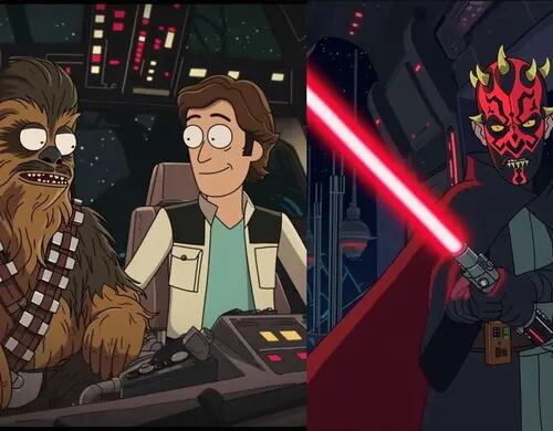 Así se vería Star Wars animado como Rick & Morty, una genial combinación de la inteligencia artificial