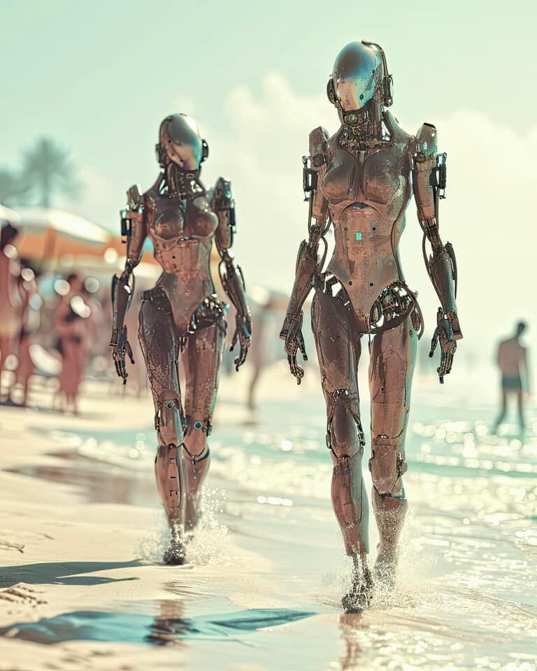 Futuro de la Tierra: Así se verían las playas en el año 2998 según una inteligencia artificial