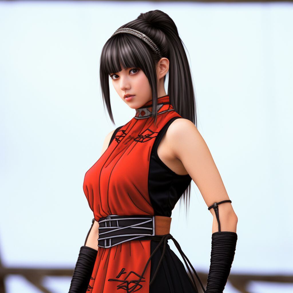 Mai Shiranui.  El rey de los luchadores.  vida real