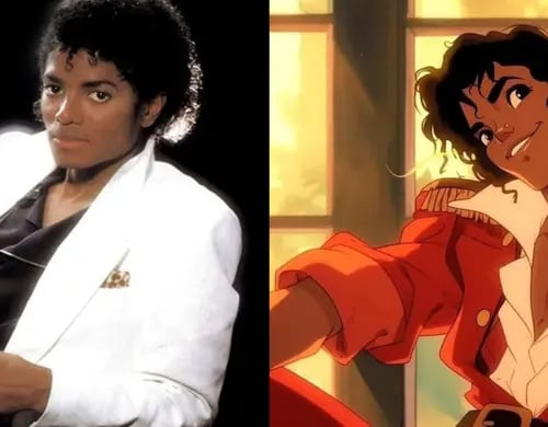 Así se vería Michael Jackson en el mundo de Dragon Ball según una inteligencia artificial.