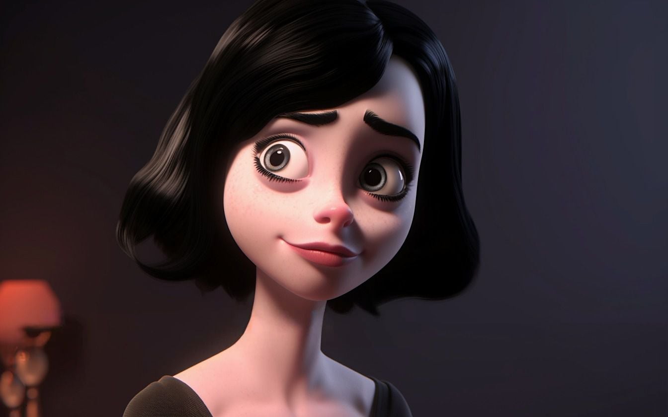 Jane Margolis en estilo Pixar según una IA