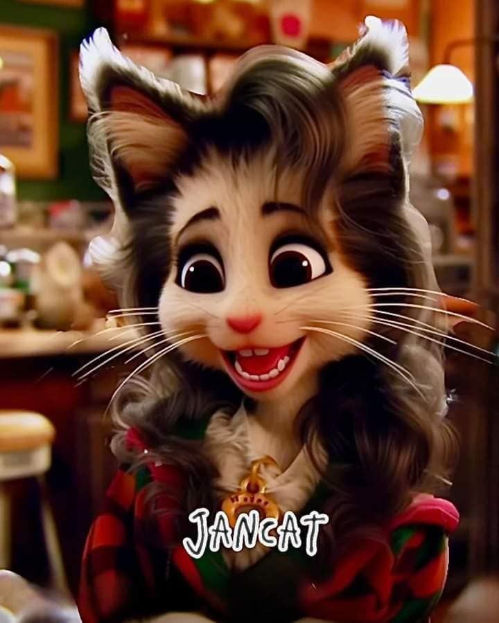 Janice en versión gato según una IA