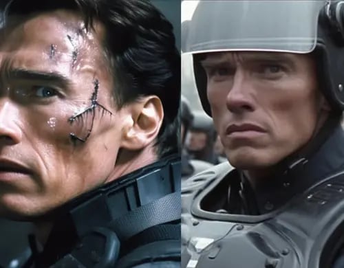 "RoboCop": Así se vería la versión con Arnold Schwarzenegger según una inteligencia artificial
