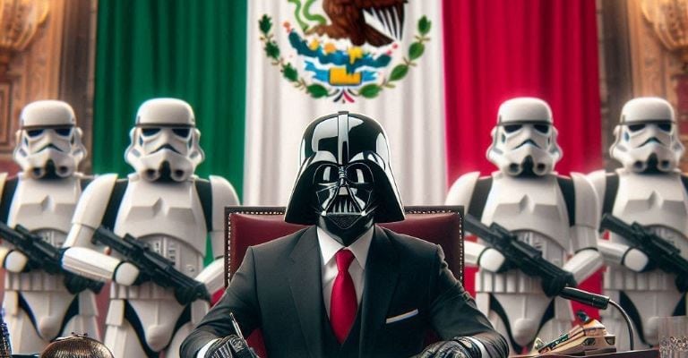 Darth Vader. Presidente. México.