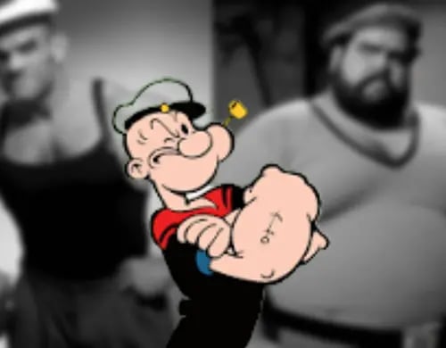 Así se vería “Popeye” en un live action de los años 40s según una inteligencia artificial