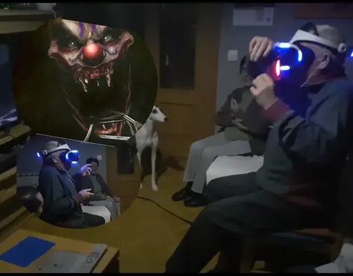 Usuario casi provoca infarto a su padre con los juegos de realidad virtual (VIDEO)