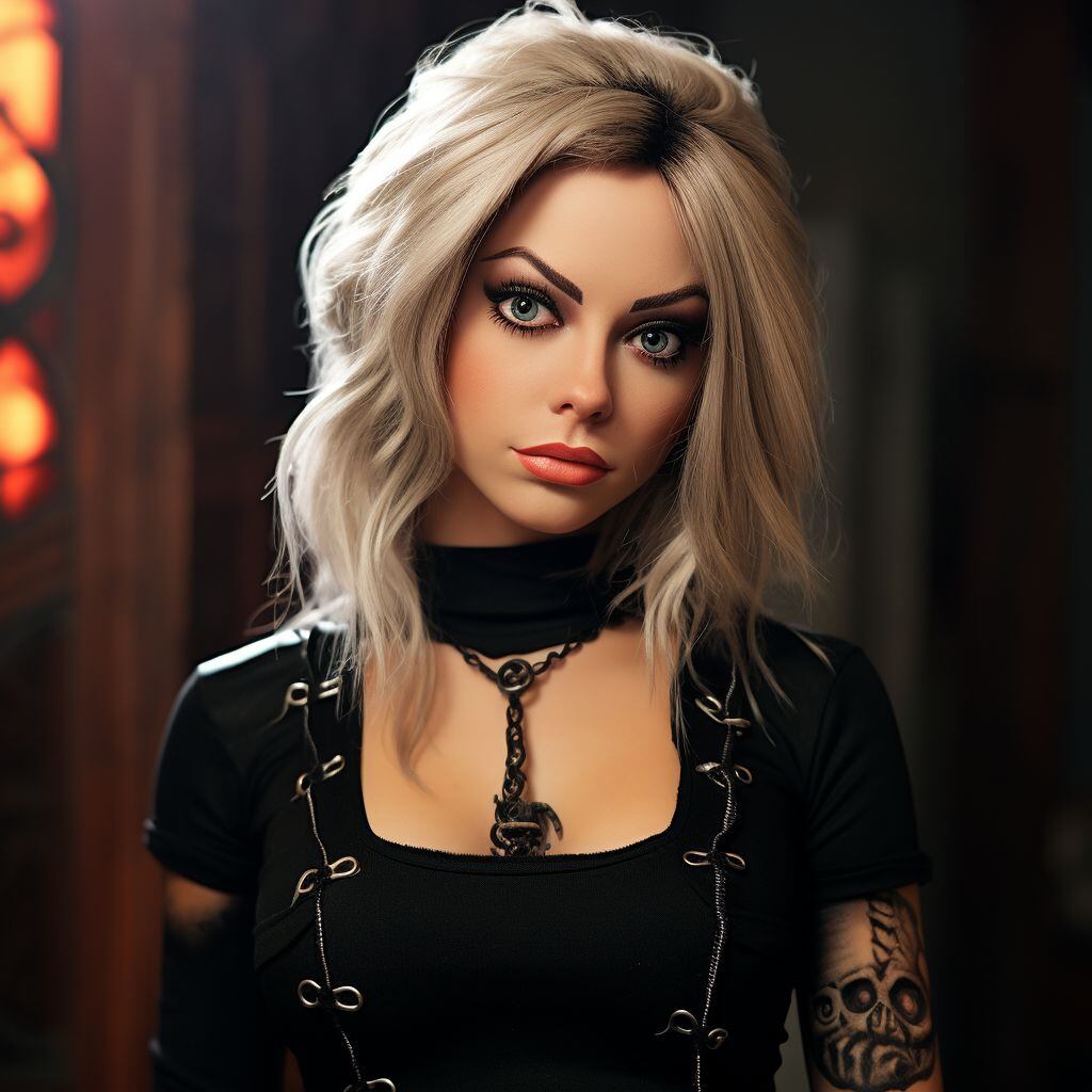 Chucky.  Novia de Chucky.  AI.