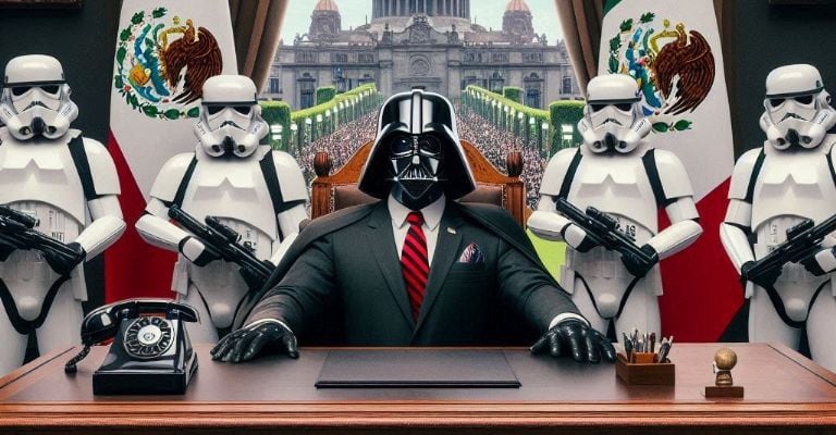 Darth Vader. Presidente. México.