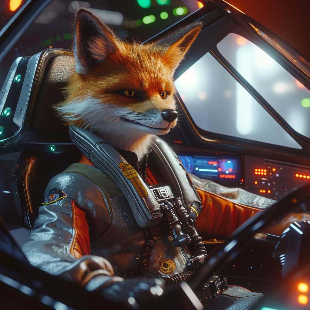 Fox McCloud en la vida real según la inteligencia artificial