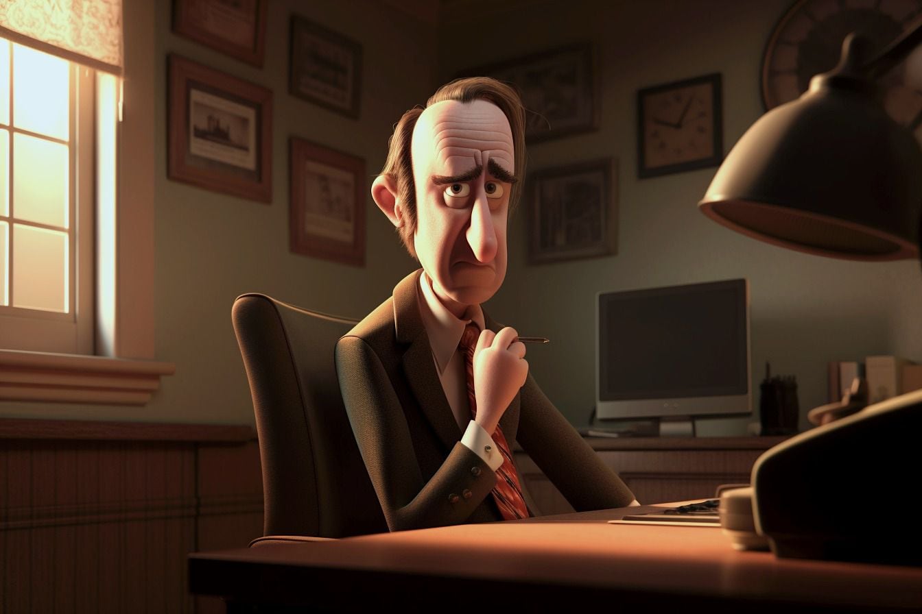 Saul en estilo Pixar según una IA