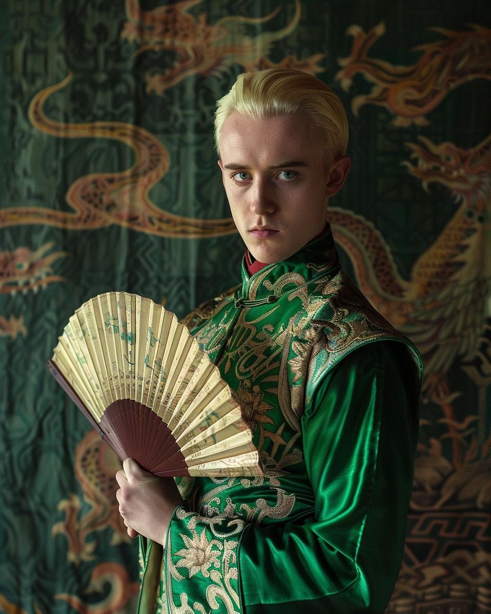 Draco Malfoy en estilo shaolin según una IA
