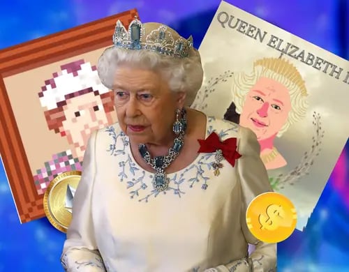Reina Isabel II: Surgen nuevos proyectos de criptomonedas y NFTs tras su fallecimiento