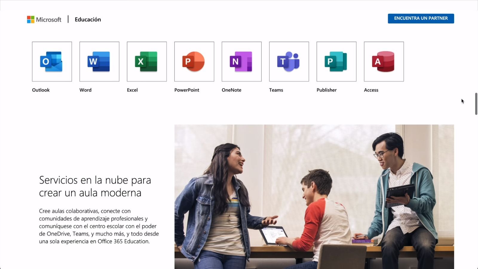 Microsoft Office. Estudiantes