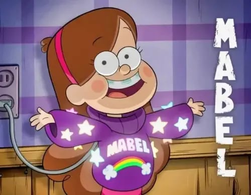 La inteligencia artificial revela cómo luciría Mabel de Gravity Falls en el futuro en el mundo real