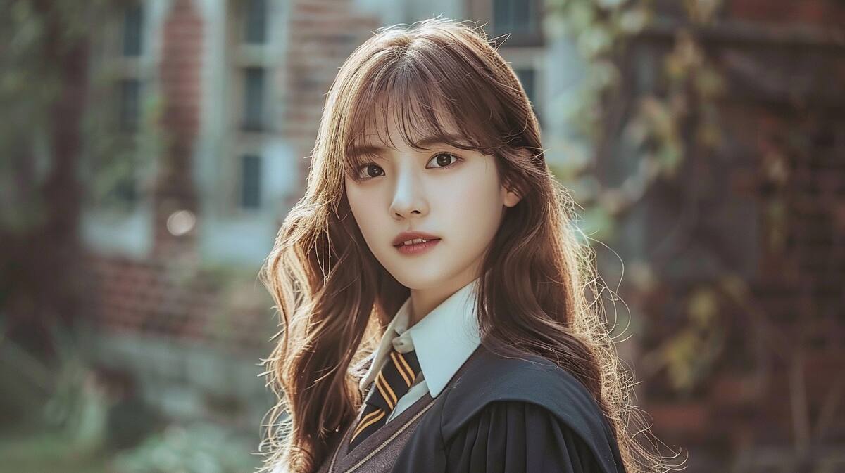Así se vería Hermione en un KDrama según una IA