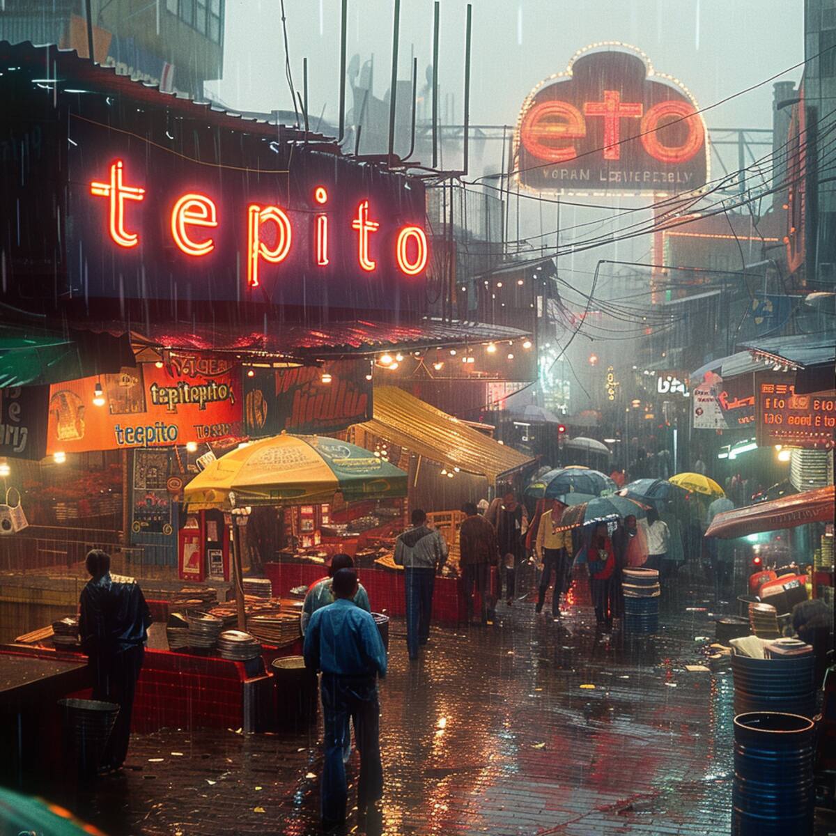 La venta de comida es sumamente popular