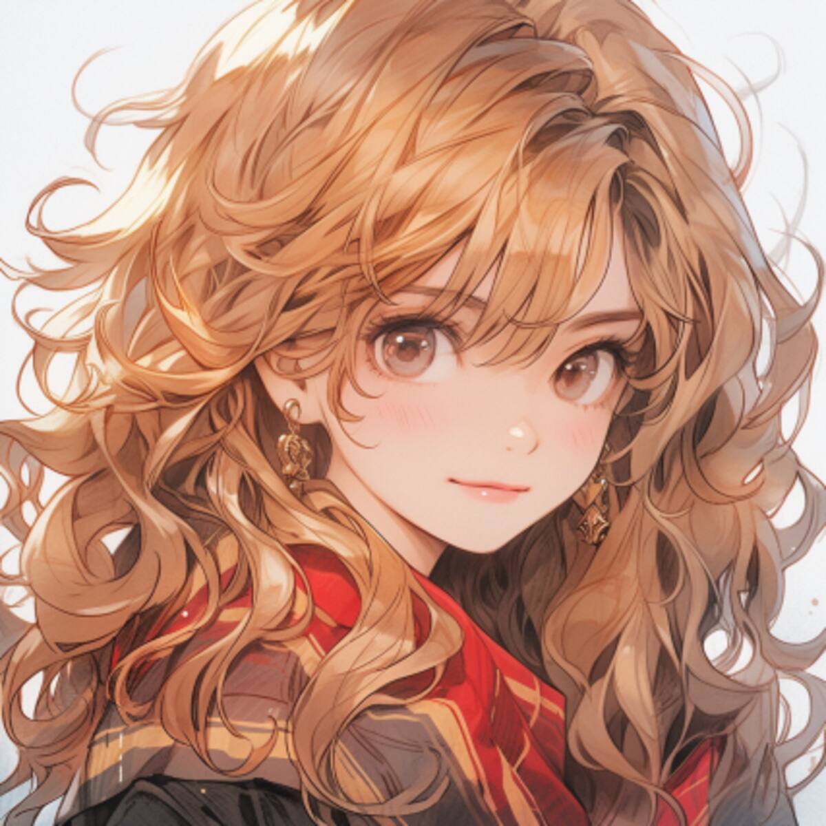 Así se vería Hermione Graner en versión anime según la Inteligencia Artificial | Redacción Hoy Cripto