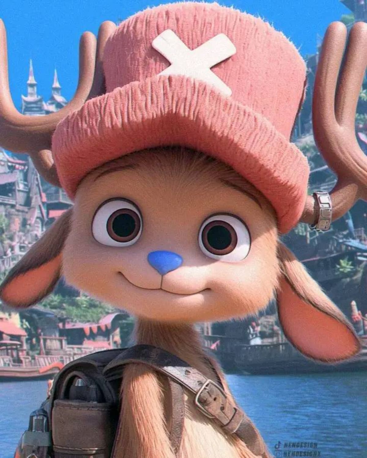 Chooper en estilo Pixar según una IA