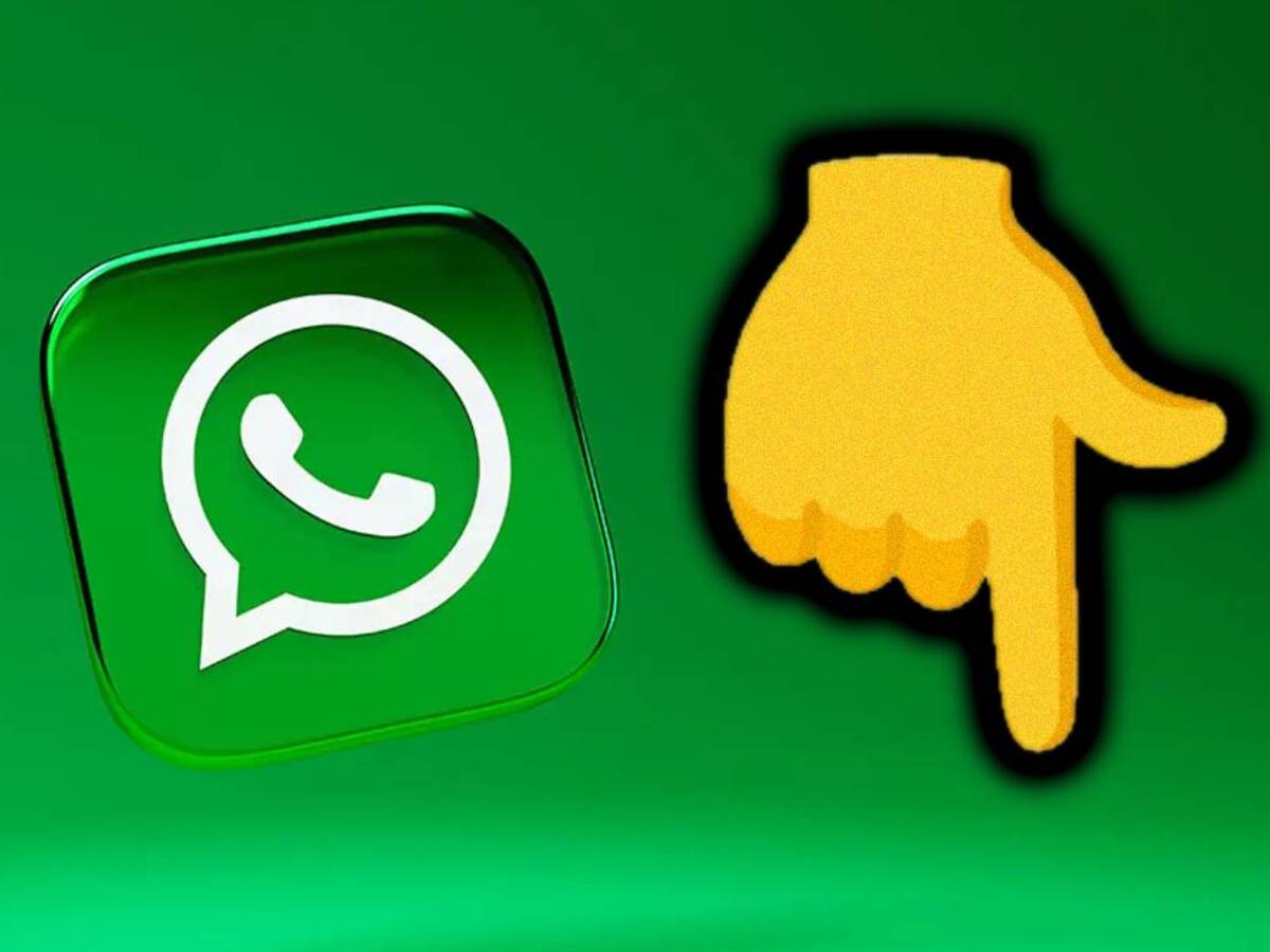 WhatsApp: ¿Qué significa el emoji de la mano apuntando hacia abajo?