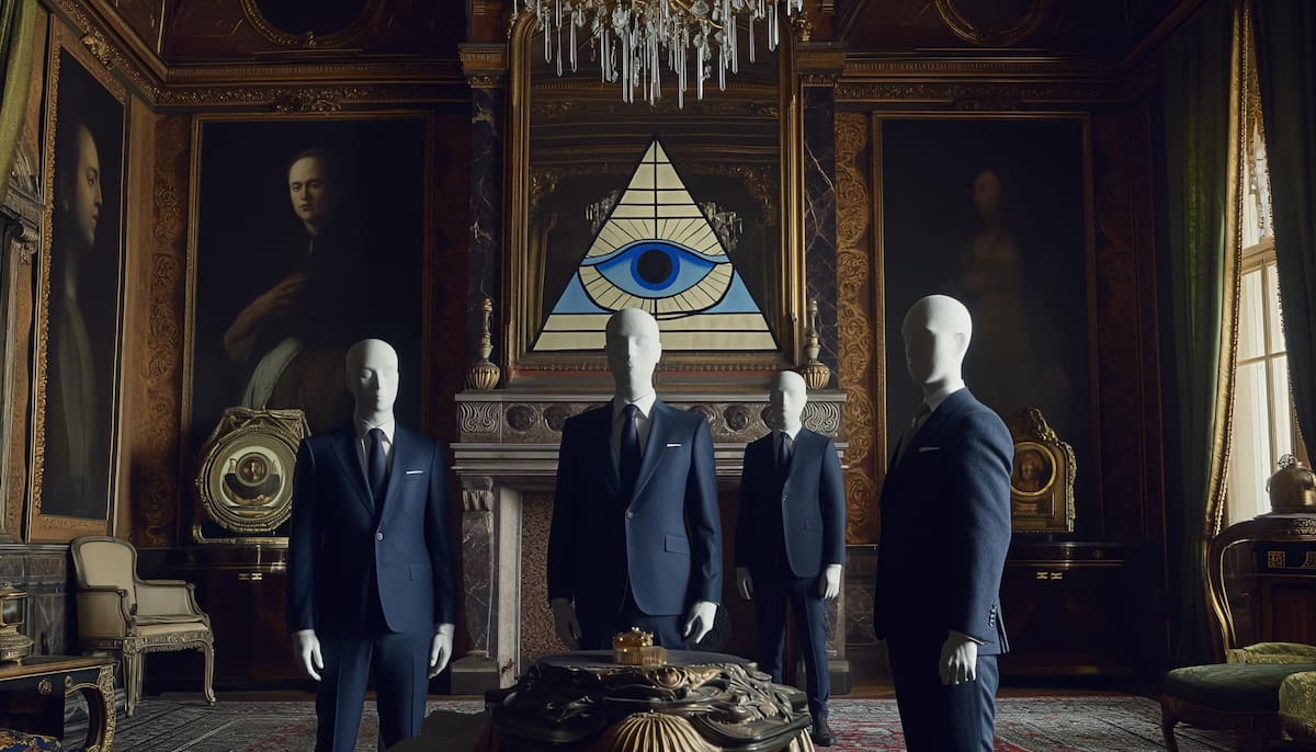 El ojo que todo lo ve está presente en los símbolos illuminatsi