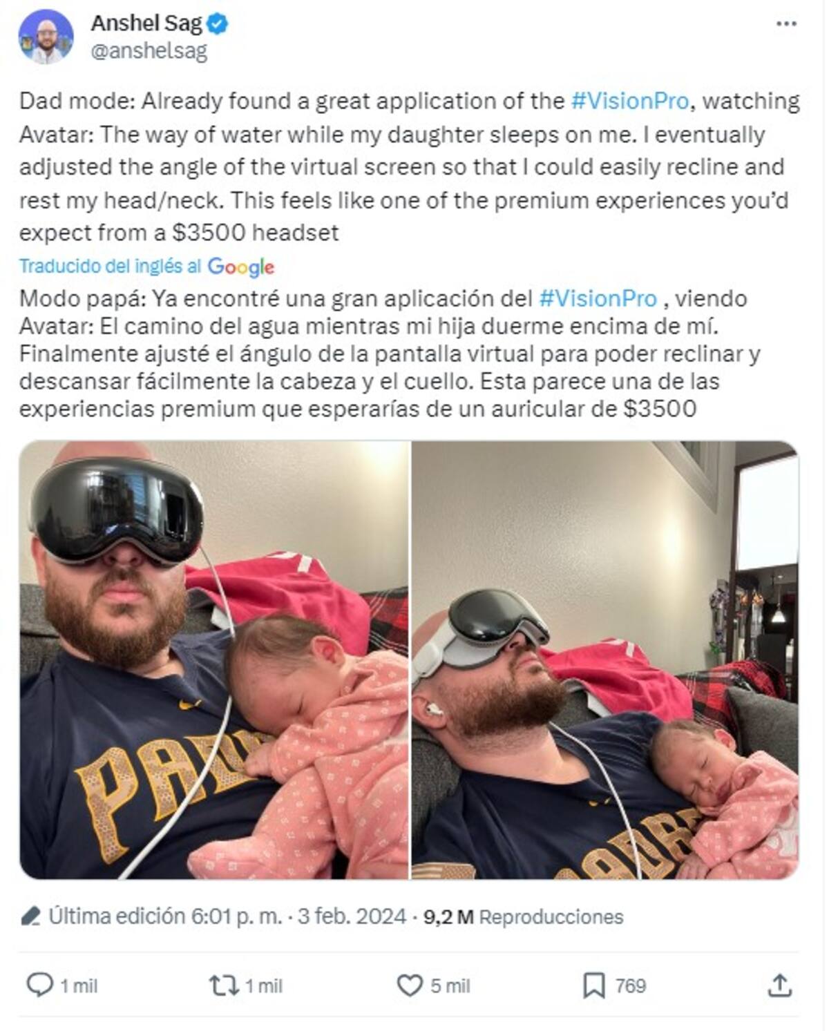 Usuarios en Twitter y otras redes han comentado sus preocupaciones respecto a los Apple Vision Pro, pues temen que se conviertan en una forma más de evadir "la realidad".