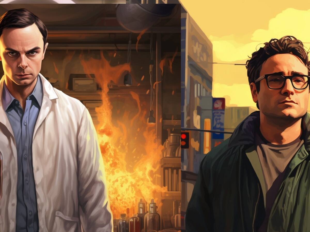 The Big Bang Theory: Así se verían los personajes en el universo de GTA según una inteligencia artificial